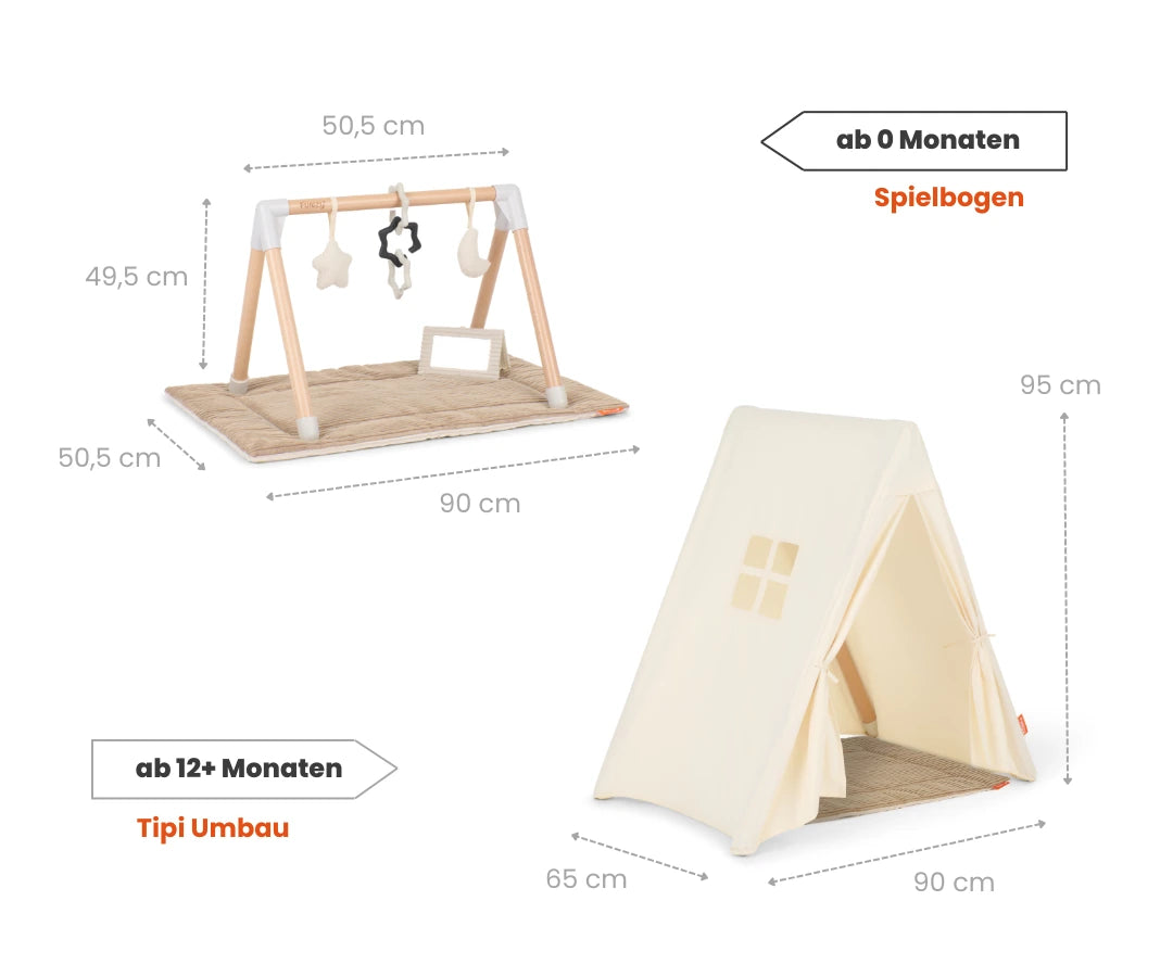 Baby Gym & Tipi Set